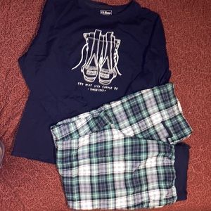 LL Bean pajama set